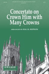 Concertato on Crown Him with Many Crowns SATB choral sheet music cover